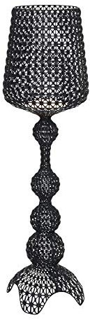 Kartell Lampada da Terra Kabuki, Interno 26 W, Nero, 50ⵁx166 cm, Indoor