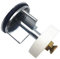 Schläfer 40510016 | Tappo Saltarello Universale di Scarico Lavandino Bagno, Bidet, Vasca e Cucina, Diametro Tappo Saltarello 40mm, Finitura in Ottone Cromato