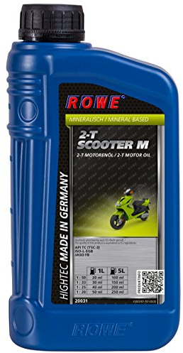 ROWE 2-Takt Rolleröl - 1 Liter Roller-Motoröl, teilsynthetisch |Made in Germany