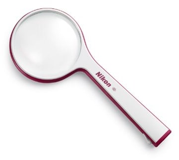 Nikon Lupe S1 8D Vergrößerungsglas (2-fach) rot