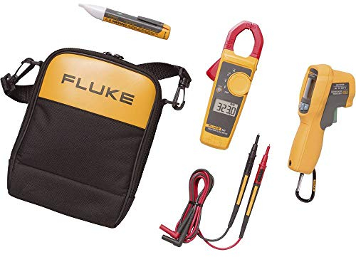 Fluke FL62MAX+/3231AC Stromzange, Hand-Multimeter digital CAT III 600 V, CAT IV 300V Anzeige (Counts