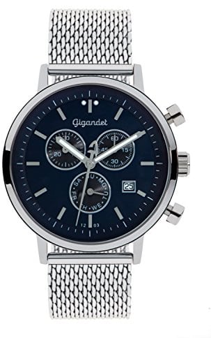 Gigandet Classico Herrenuhr Chronograph Quarz Analog mit Metallarmband G6-013