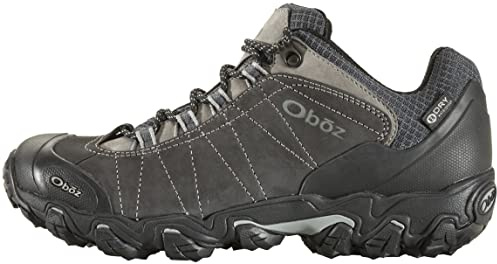 Oboz Men's Bridger Low B-Dry, Dark Shadow, 9