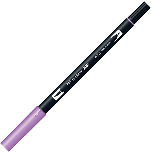 Tombow 623-Lavender Fasermaler Dual Brush 6 Stück