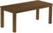 Esstisch Rio Classico 180x80 cm Nussbaum Holz Pinie Massivholz Esszimmertisch Echtholz ausziehbar vorgerichtet für Ansteckplatten Brasilmöbel