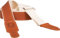 BOSS BSH-20-NAT Leder/Baumwoll Hybrid-Instrumentengurt, Hybrid-Instrumentengurt in braun/natur, Breite: 5 cm