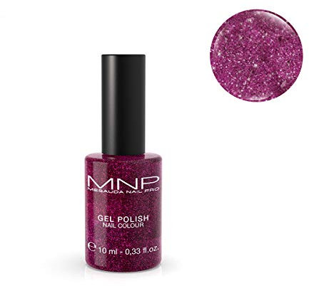 Smalto Semipermanente GEL POLISH NAIL COLOUR 50 Glitter Viola 10 ml Mesauda
