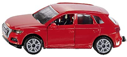 siku 1522, Audi Q5, Metall/Kunststoff, Rot, Spielzeugauto für Kinder, Öffenbare Türen