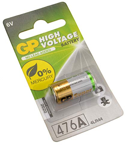 GP 4LR44 6V Alto Voltaje Alcalino Batería PX28A L1325F A544 4G13 476A