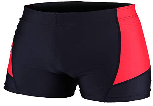 Muscle Alive Herren Fitnessstudio Enge 4 Inseam Bodybuilding Kurze Hose Polyester und Lycra Schwarz XL