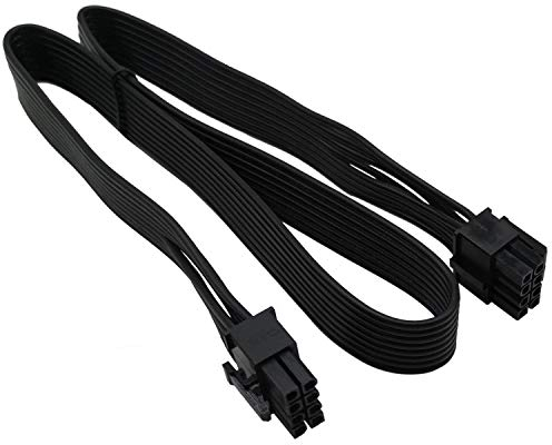 COMeap PCIe 8 Pin Männlich zu CPU 8 Pin (4 + 4 abnehmbar) Männlich EPS-12V Hauptplatine Netzteil Kabel für Seasonic Modulares Netzteil 63 cm (25 Zoll)