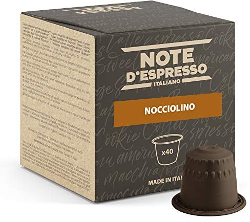 Note d'Espresso - Noisette - Capsules Exclusivement Compatibles avec Machine NESPRESSO* - 40 x 7 g