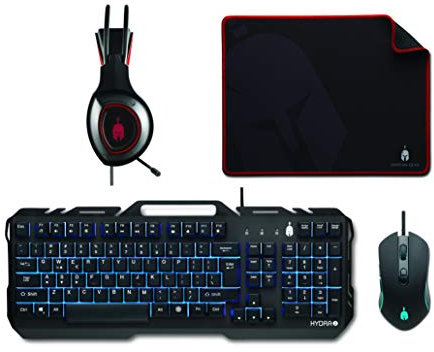 Kit Spécial Jeu Hydra 2 Clavier/Souris/Casque/Tapis de Souris pour Pc