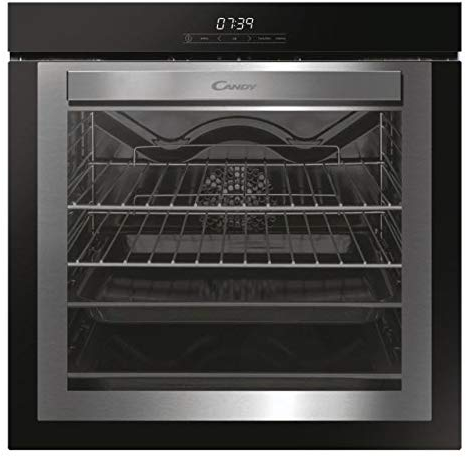 Horno eléctrico ventilado multifunción con parrilla, 80 litros, clase A, 595 x 595 x 568 mm, inoxidable