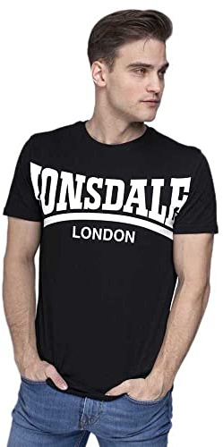 Lonsdale London Herren T-Shirts York schwarz 5XL