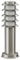 ledscom.de Wegelicht/Pollerleuchte PORU für außen, IP44, Gitter, 39 cm, edelstahl, 1x E27 max. 40W
