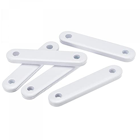 sourcing map Curtain Weights (50g), Drapery Iron Weight for Bathroom Home Curtains Tablecloth Flags, White, 5Pcs