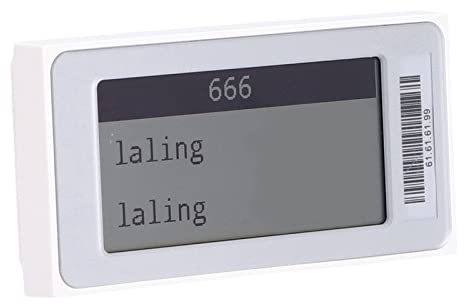 Elektronisches Preisschild Smart ESL TFT-Bildschirmanzeige Regaletikett Niedriger Verbrauch Bluetooth 2.1 Zoll, kein physisches Re-Etikett, automatisch aktualisiert