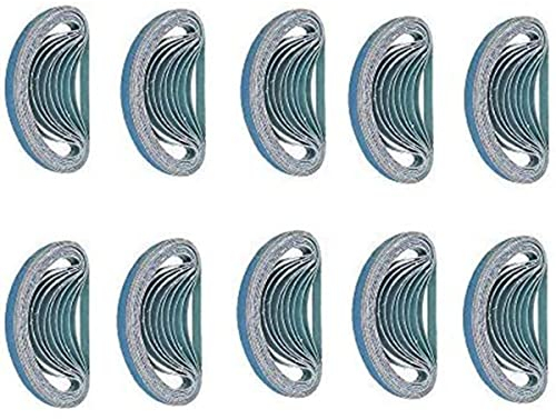 10pcs Sanding Belt 80 Grit Belt Sander Paper Mixed Power Tool Sander Sanding Belts 20mm x 520mm