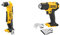 DeWalt DCD740N-XJ 18V XR Lithium-Ion Body Only Cordless 2-Speed Angle Drill, Yellow/Black, 4.57 cm*12.52 cm*2.99 cm & DCE530N-XJ Cordless hot air Gun, 18V (Base), Black/Yellow