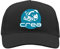 DIGITALSHIRT Cappellino Personalizzato con frontino 100% Cotone (Nero)