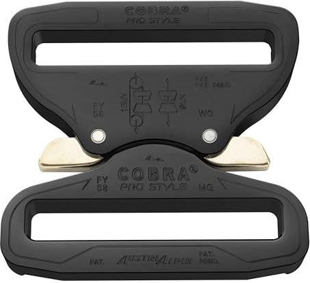 AUSTRIALPIN Unisex-Erwachsene Prostyle Gürtel, Ktl Schwarz, 58 mm