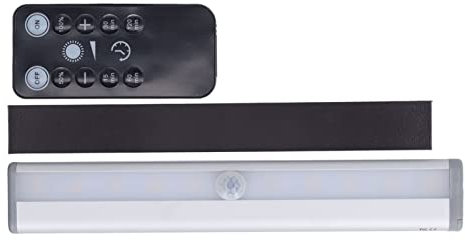 SEAFRONT LED Schrankleuchte Stufenloses Dimmen Timing Magnetisch 10 LED Balkenlicht für Flur Treppe Kleiderschrank Küche Warmweiß