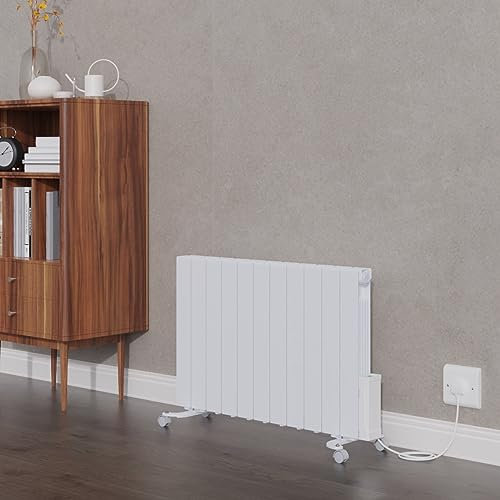 Warmehaus Oil Filled Radiator Smart WiFi Connection, 11 Fins Portable Electric Heater with Daily & Weekly Timer, Adjustable Thermostat, Energy Efficient 575x935mm 2000W