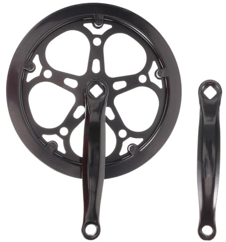 BESPORTBLE Pedivella a 52 denti per mountain bike a velocità singola, 170 mm, leggera, forgiata, per uso su strada e sentiero