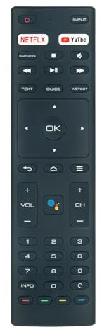 ALLIMITY Telecomando Sostituzione adatta per Q.bell LED TV QT32GX82, QT42GX82, QT42GX83, QT50GX82, QT58GQ93, QT50GX83, AGL390110, AGL390116, AGL390121, AGL390130