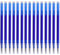 Lamkrtlp Ersatzminen 0,7mm, [15 Stk] Ersatzminen blau 0,7mm Radierbare Tintenroller, thermosensitive Tinte, radierbarer Kugelschreiber, austauschbare Mine