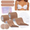 Creamify Boob Tape, Nipple Cover Set for Women, 2 Pack Breast Lift Tape, Adhesive Bra Boobytape for Breast Lift, Multipurpose Pack to Support-Cover Nips, Go Backless & Strapless in Confidence