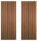 DecorAndDecor Acoustic Slat Wood Wall Panel and Ceiling Panelling Decorative 3D MDF 240 x 60 Walnut - 2 Pack
