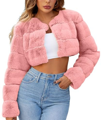 Vhersily Felpa Donna Elegante Scollo a V Top Manica Lunga Cardigan Felpe con Zip Felpa di Peluche Giacca in Pile Caldo con Tasches Autunno Invernali Sweatshirt A