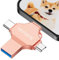 64GB USB Stick Phone Speicherstick, 4 in 1 MUXXUE Speicherstick für Phone, Pad, Tablet, Android, PC mit iOS, USB-C,Micro-USB-Anschluss,Kopieren Sie Fotos und Videos