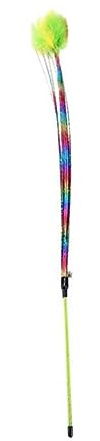 POPETPOP Jouets Intelligents pour Chat Jouets pour Chaton Jouets en Plastique Colorés à Tige Arc-en-Ciel pour Fournitures pour Animaux de Compagnie