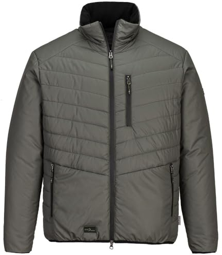 RENNER XXL Blue Wave Leo Herren Steppjacke leicht watttiert Farbe Olive, Größe 8XL