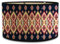 Eeuye Lampenschirme Druck Oval Lampenschirm 30 * 30 * 20CM Vintage Lampenschirme für Kronleuchter und Stehlampen F