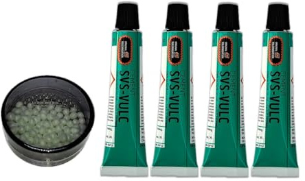 Generisch 4 Stück Vulkanisierlösung SVS-​Vulc 5g/ 7ml- Lochfinder-​ Set