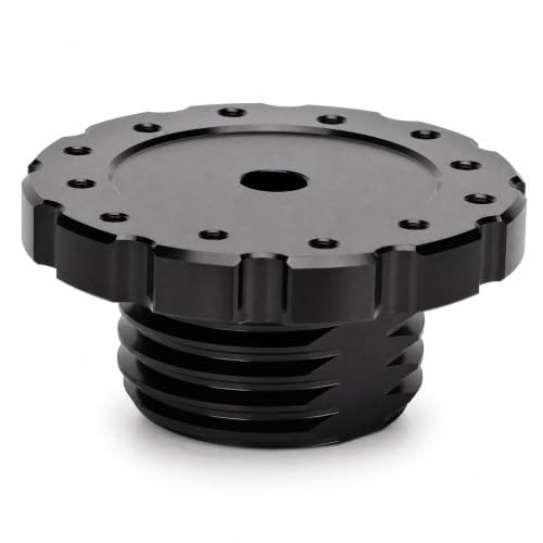 KUIDAMOS Lenkradadapter, Langlebiges Aluminium-Racing-Gaming-Upgrade für T300 T500 TS PC TS XW, Einfache Installation für Sim-Racing-Enthusiasten (Schwarz)
