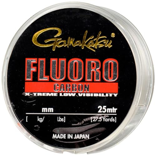 Gamakatsu G-Line Fluoro Carbon 5,9kg 0,31mm - 25m Vorfachmaterial zum Spinnangeln & Jiggen, Schnur, Raubfischvorfach