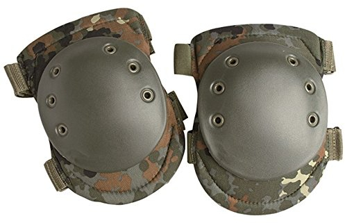 Mil-Tec 16231021-Knieschützer Flecktarn One Size