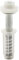 Prime-Line N 7302 Bi-Fold Top Mount Guide, Pivot Cap, 3/8 in. Base (2-Pack), Mill, 5/8 in