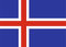 Kiwistar - Autoaufkleber Sticker Fahne Flagge Aufkleber 10cm Island Flagge Länder Wappen Fahne Sticker Kennzeichen - Auto - Fahrrad - LKW