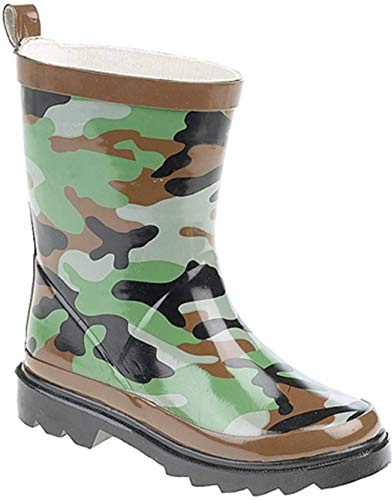 StormWells Neil Camouflage Ankle Water Proof Wellingtons Boots