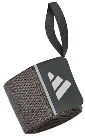 adidas Unisex-Adult Universelles Unterstützungsband, Weiß/Schwarz, Short