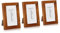 Casa Chic Cadre Photo, Lot de 3 Cadre Photo Bois de 14x9 cm, Cadres photo, Porte Photo Mural, Cadre Decoration Murale Pele Mele, Affichage Vertical/Horizontal, Protection Verre et Passe Partout