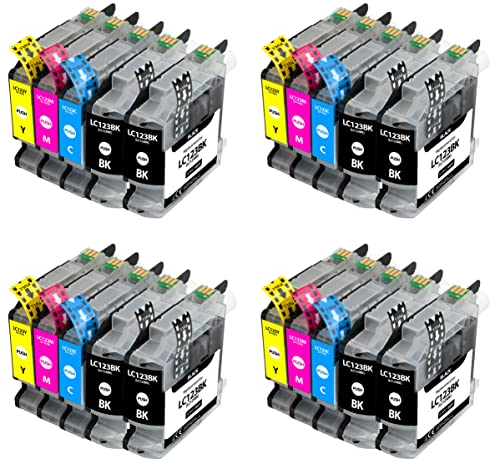 Supply Guy 20 Druckerpatronen kompatibel mit Brother LC123 passend für DCP-J132w DCP-J150 DCP-J152w DCP-J152wr DCP-J172w DCP-J4110dw DCP-J4110w DCP-J552dw DCP-J752dw MFC-J245 MFC-J 470 und weitere