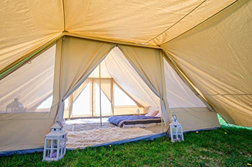 Touareg Bell Tent Awning 285gsm 100% Cotton Canvas - Use with Touareg Bell Tent or Freestanding
