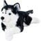 Teddys Rothenburg Kuscheltier Husky 38 cm Plüschtier Hund Stofftier Plüschhusky dunkel Kuschelhusky Stoffhusky schwarz Uni-Toys